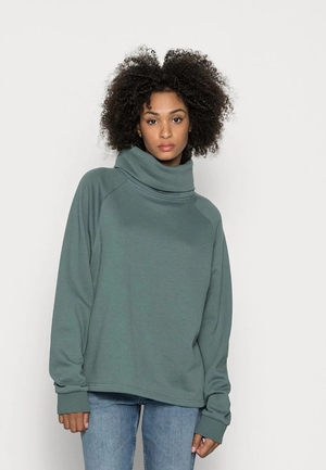 Pulls De Golf ANNA FIELD Anna Field Loose Roll Neck Sweatshirt Vert Femme | DPG-7890352